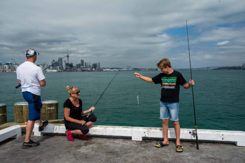 Kiwis love their fishing